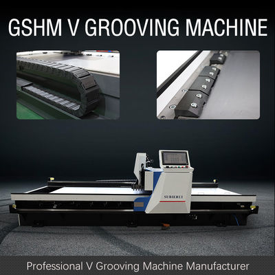 Touchscreen High Speed V Grooving Machine Voor Keukenkasten roestvrij staal Verwerking