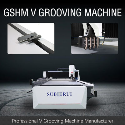 220V-V-Grooving Machine voor metalen gordijnwanddecoratie