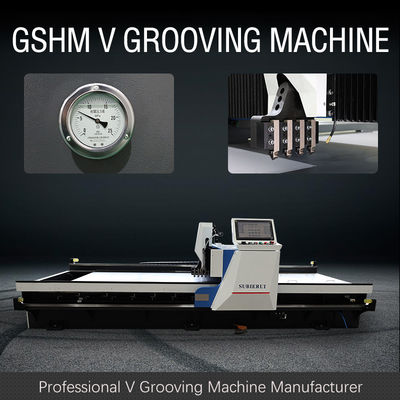 Air koeling High Speed Cnc V Grooving Machine voor signage &amp; roestvrij staal verwerking