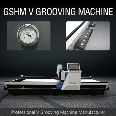 Air koeling High Speed Cnc V Grooving Machine voor signage &amp; roestvrij staal verwerking