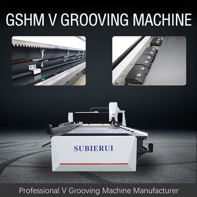 Air koeling High Speed Cnc V Grooving Machine voor signage &amp; roestvrij staal verwerking
