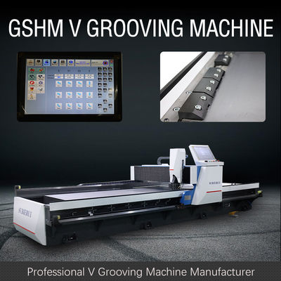Touchscreen High Speed V Grooving Machine Voor Keukenkasten roestvrij staal Verwerking