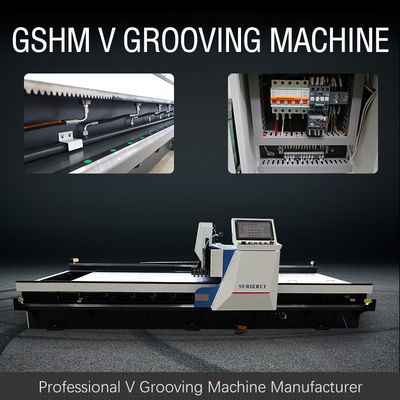1500mm V van het de Machinehuis van de Groefsnijder het Metaal die van het de Decoratieblad Machine groeven