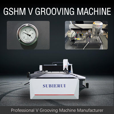 Touchscreen High Speed V Grooving Machine Voor Keukenkasten roestvrij staal Verwerking