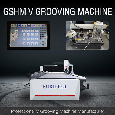 1232 CNC V het Groeven Machine voor de Gordijngevelsignage van het Bladmetaal