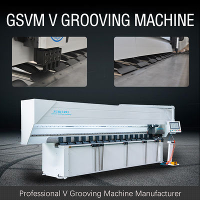 CNC Bladmetaal die Machine voor MetaalGordijngevel V groeven Groover-Machine 1240