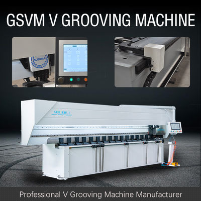 CNC Bladmetaal die Machine voor MetaalGordijngevel V groeven Groover-Machine 1240