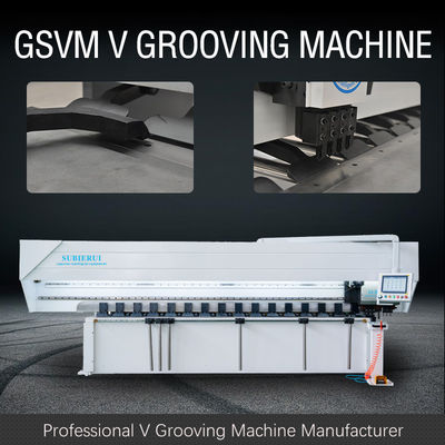 CNC Bladmetaal die Machine voor MetaalGordijngevel V groeven Groover-Machine 1240