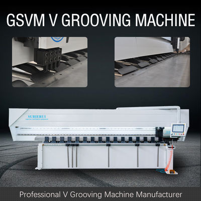 Verticaal Metaal die Machinecnc V het Groeven Machine voor Ornament 1250mm groeven