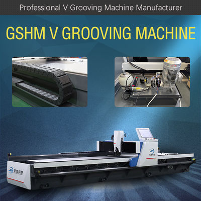 Hydraulische Horizontale V-Snijmachine voor Antiskateboard V Groover-Machine
