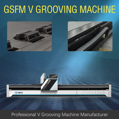 Horizontale CNC V Snijmachine V Groover-Machine voor Comités 1560 van de MetaalGordijngevel