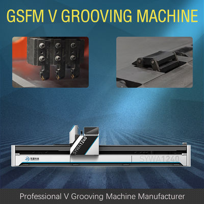 1250mm CNC Antiskateboard Om metaal te snijden V van de Bladmachine Groover-Machine