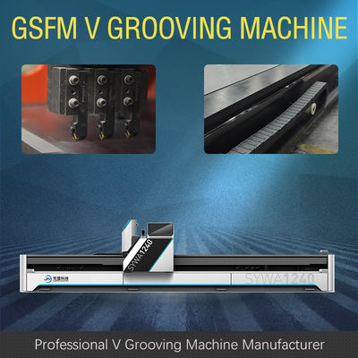 Verticale CNC V Snijmachine V Groefmachine voor Metaalsignage Productie 1240