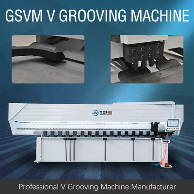 Ce V van de het MetaalGordijngevel van de Groefsnijmachine het Comité Horizontale V Snijmachine