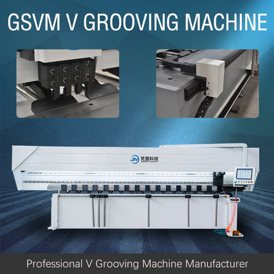 Verticale V Snijmachine V van het deurkader het Groeven Machine voor Bladmetaal