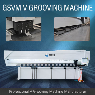 Verticale V Snijmachine V van het deurkader het Groeven Machine voor Bladmetaal
