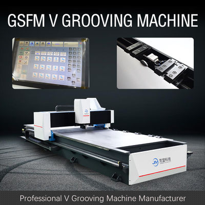 Model 1225 CNC V-groefmachine met hydraulische voetaandrijving voor koperen platen