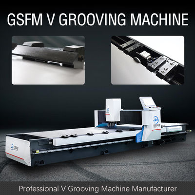 Model 1225 CNC V-groefmachine met hydraulische voetaandrijving voor koperen platen