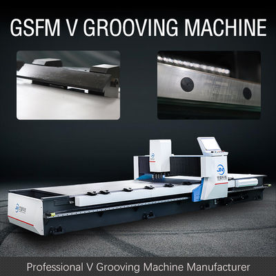 Hoogsnel CNC V-groefmachine voor de decoratie-industrie van roestvrij staal - model 1225