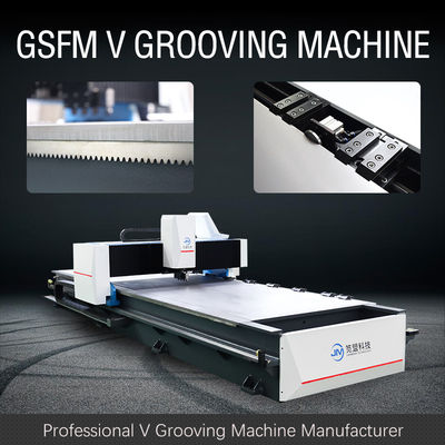 Hoogsnel CNC V-groefmachine voor de decoratie-industrie van roestvrij staal - model 1225